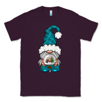 Plum winter gnome with snow globe Classic Tee - NancyCooperArtShop