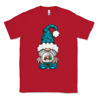 Red winter gnome with snow globe Classic Tee - NancyCooperArtShop