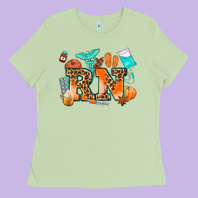 Rn Registered Nurse Ladies Tee Designed By Adodesignshop