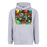 Heather Grey love needs no words Heavyweight Hoodie - CowGirlArtShop