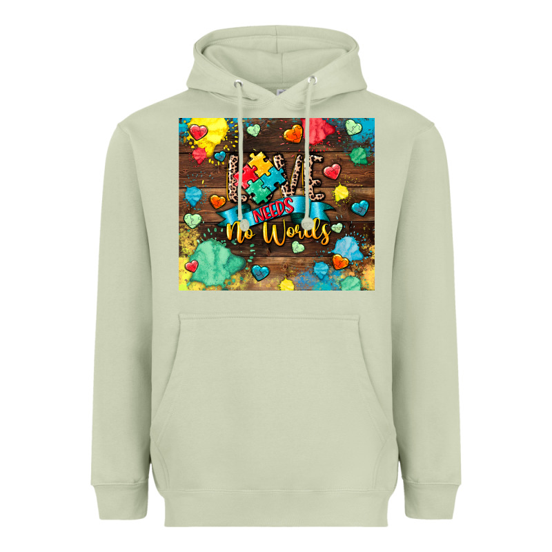 Love Needs No Words Heavyweight Hoodie by CowGirlArtShop | Teevron