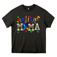 Asphalt autism mama Heavy Core Tee - AdoDesignShop