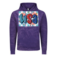Cloud Purple usa retro Vintage Hoodie - MaliasSmallBusiness