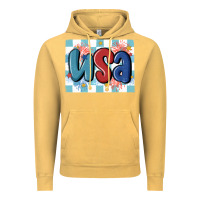 Vintage Mustard usa retro Vintage Hoodie - MaliasSmallBusiness