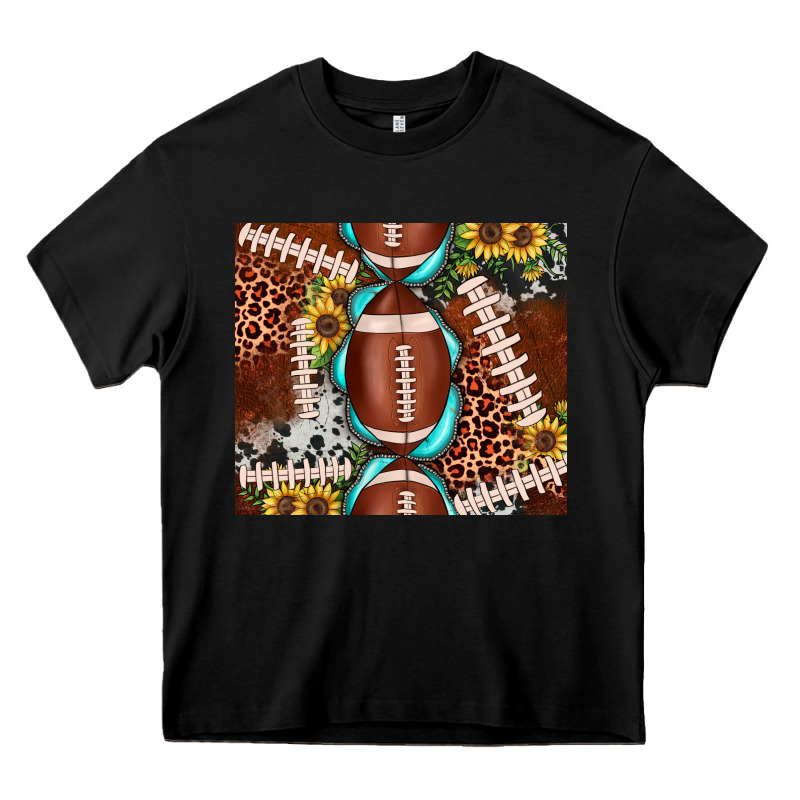 Football Leopard Gemstone Sunflower Tumbler3 Heavy Core Tee by JahusDesignShop | Teevron
