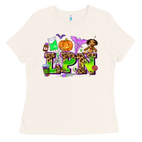 Bone lpn halloween nurse with Ladies Tee - AdoDesignShop