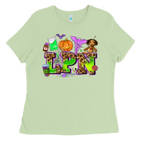 Matcha lpn halloween nurse with Ladies Tee - AdoDesignShop