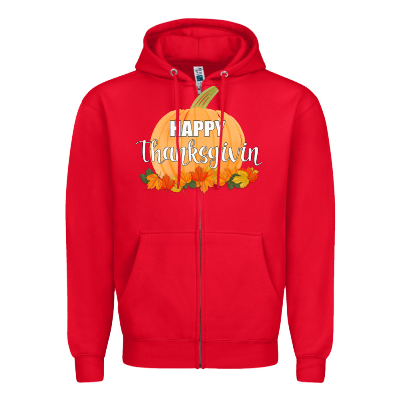 Happy Thanksgiving Zipper Hoodie by Bettercallsaul | Teevron