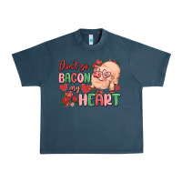 Midnight Navy don't go bacon my heart Urban Heavy Tee - MaliasSmallBusiness