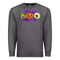 Charcoal Heather boo Premium Sweatshirt - CowGirlArtShop