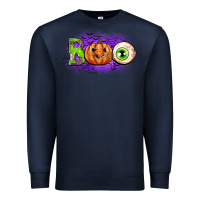 Navy boo Premium Sweatshirt - CowGirlArtShop