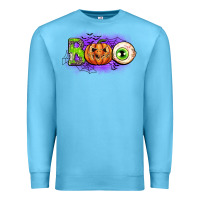 Ocean Blue boo Premium Sweatshirt - CowGirlArtShop