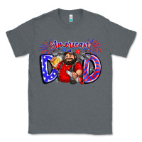 Charcoal Heather american dod Classic Tee - CowhideDigitalArt