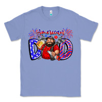 Colony Blue american dod Classic Tee - CowhideDigitalArt