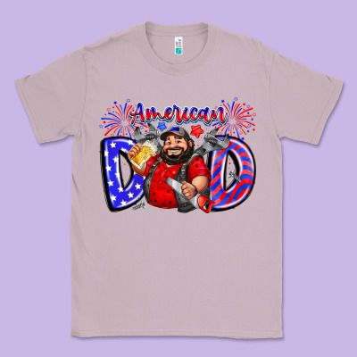 American Dod Classic Tee Designed By Cowhidedigitalart