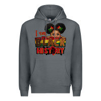 Rock i am black history black girl peekaboo juneteenth Premium Hoodie - CowGirlArtShop