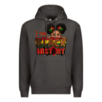 Smoke i am black history black girl peekaboo juneteenth Premium Hoodie - CowGirlArtShop