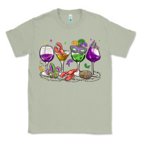 Matcha mardi gras wine glasses Classic Tee - MaliasSmallBusiness