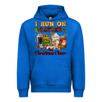 Cobalt i run on coffee and christmas cheer Urban Hoodie - FaDigitalArtStudio