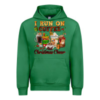 Emerald i run on coffee and christmas cheer Urban Hoodie - FaDigitalArtStudio