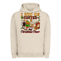 I Run On Coffee And Christmas Cheer Urban Hoodie | Teevron