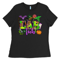 Black lab tech halloween Ladies Tee - AdoDesignShop