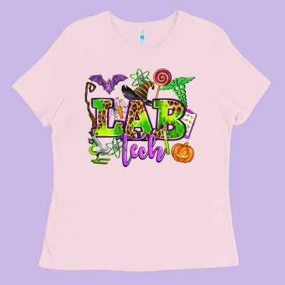 Lab Tech Halloween Ladies Tee Designed By Adodesignshop