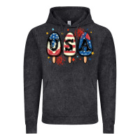 Vintage Black usa popsicles Vintage Hoodie - MaliasSmallBusiness