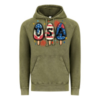 Vintage Olive usa popsicles Vintage Hoodie - MaliasSmallBusiness