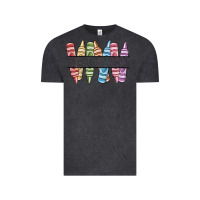 Vintage Black custom crayons Vintage Tee - MaliasSmallBusiness