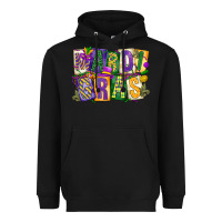 Black mardi  gras Heavyweight Hoodie - CowGirlArtShop