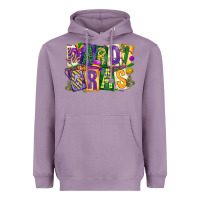 Lavender mardi  gras Heavyweight Hoodie - CowGirlArtShop