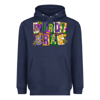 Navy mardi  gras Heavyweight Hoodie - CowGirlArtShop