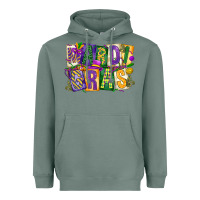 Sage mardi  gras Heavyweight Hoodie - CowGirlArtShop