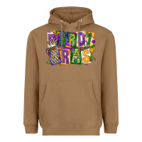 Toasted Coconut mardi  gras Heavyweight Hoodie - CowGirlArtShop