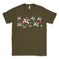 Army Green mexican flag sunflower Classic Tee - JahusDesignShop