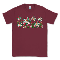 Burgundy mexican flag sunflower Classic Tee - JahusDesignShop