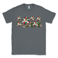 Charcoal Heather mexican flag sunflower Classic Tee - JahusDesignShop