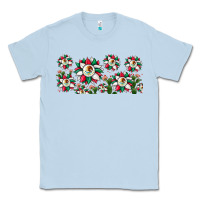 Dusty Blue mexican flag sunflower Classic Tee - JahusDesignShop