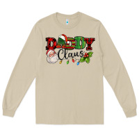 Mushroom Daddy Claus Santa Christmas lights and holly Long Sleeve Tee - NancyCooperArtShop
