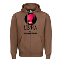 Chestnut Libra Zodiac Sign Horoscope Birth Gift Girl Zipper Hoodie - Bettercallsaul