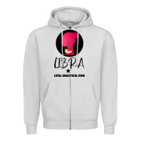 Dove Grey Libra Zodiac Sign Horoscope Birth Gift Girl Zipper Hoodie - Bettercallsaul