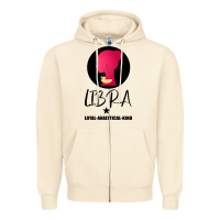 Sandshell Libra Zodiac Sign Horoscope Birth Gift Girl Zipper Hoodie - Bettercallsaul