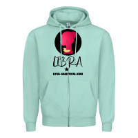 Seafoam Libra Zodiac Sign Horoscope Birth Gift Girl Zipper Hoodie - Bettercallsaul