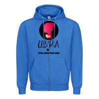True Royal Libra Zodiac Sign Horoscope Birth Gift Girl Zipper Hoodie - Bettercallsaul