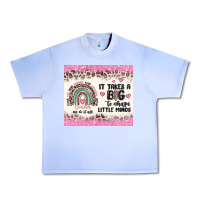 Grape Ice it takes a big to shape little minds Urban Heavy Tee - MaliasSmallBusiness