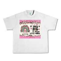 Lunar Rock it takes a big to shape little minds Urban Heavy Tee - MaliasSmallBusiness