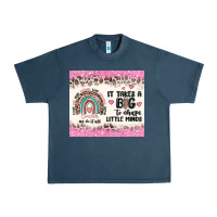 Midnight Navy it takes a big to shape little minds Urban Heavy Tee - MaliasSmallBusiness