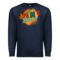 Navy mini spice Premium Sweatshirt - CowGirlArtShop