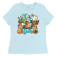 Baby Blue lab tech fall Ladies Tee - AdoDesignShop